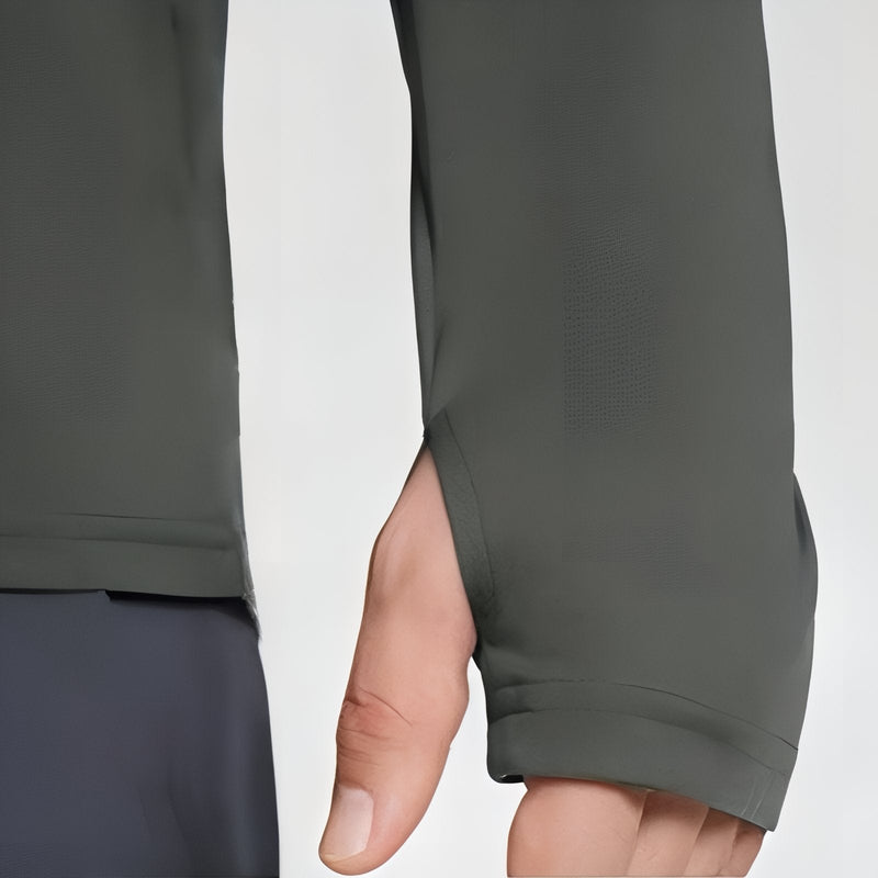 Men's Hiking Sun Shirt UPF 50+ Hooded Tee – product view 11 | Great Lakes Outdoor