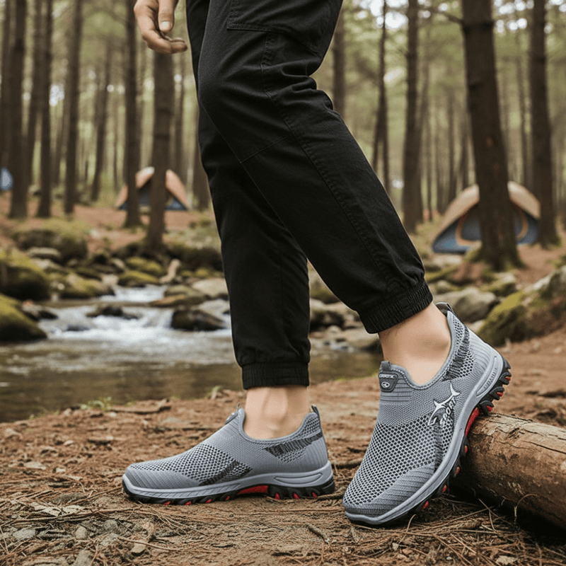 Men's Lightweight Slip-On Walking Shoes Breathable Outdoor Sneakers – product view 2 | Great Lakes Outdoor