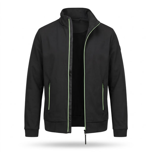 Men's Long Zip Sweater Autumn Winter Warm Knit Cardigan Jacket