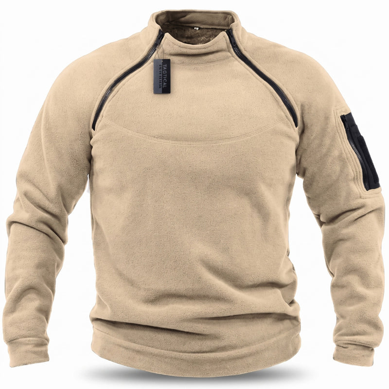 Men’s Military Fleece Jacket Polyester Mid Layer Tactical Warm, product photo 9