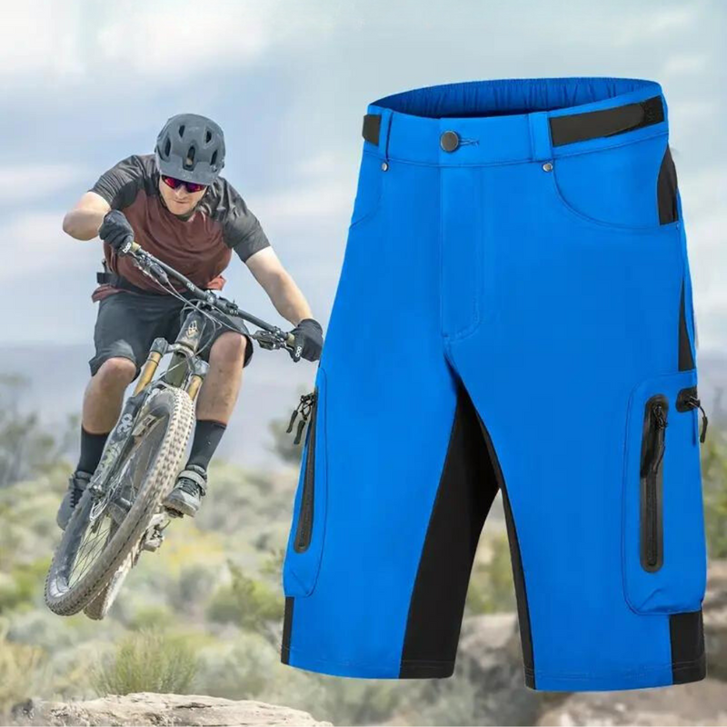 Men’s MTB Cycling Shorts Cargo Pockets Quick Dry Bike Shorts – product view 7 | Great Lakes Outdoor