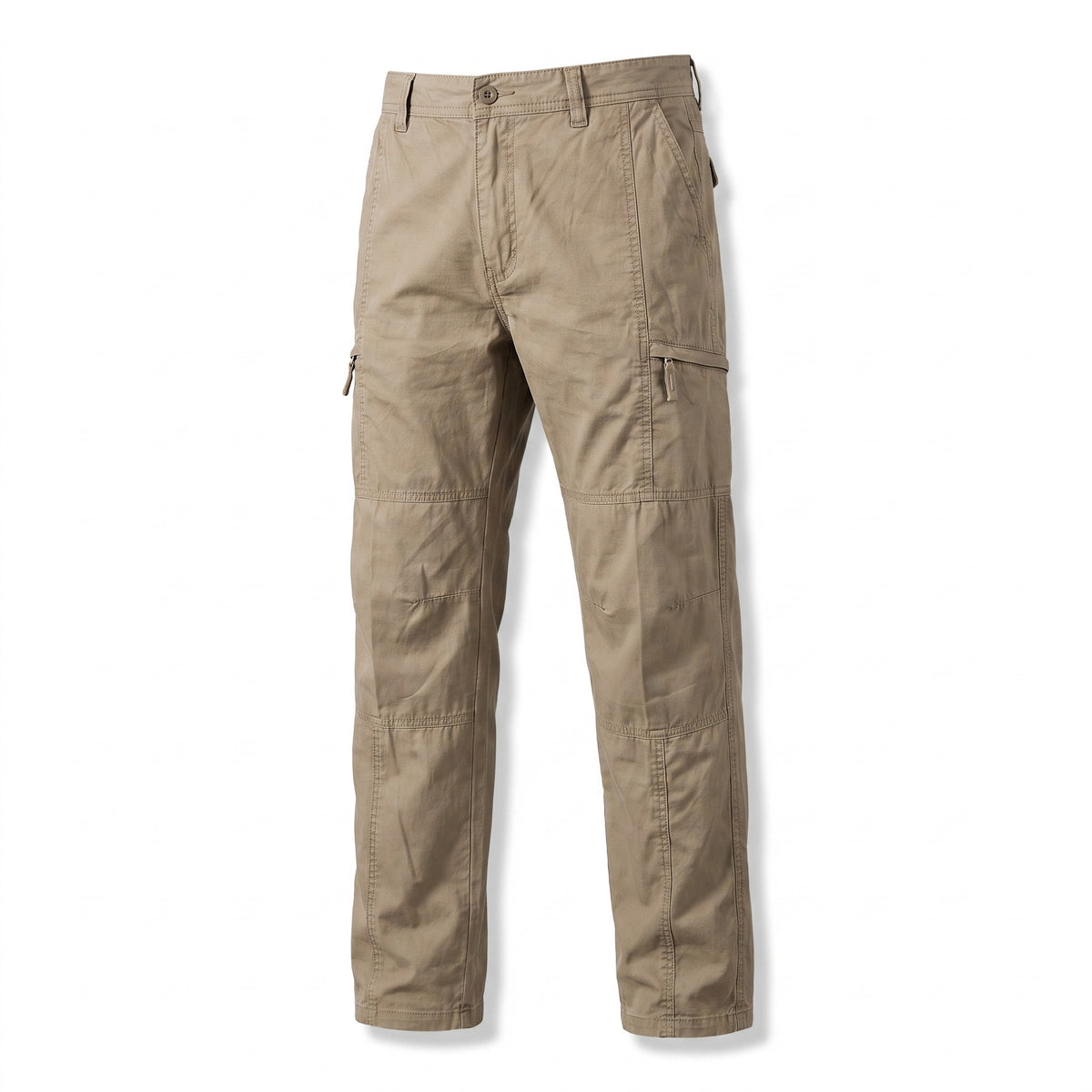 Men’s Organic Cotton Cargo Pants Relaxed Fit Multi Pocket, product photo 1