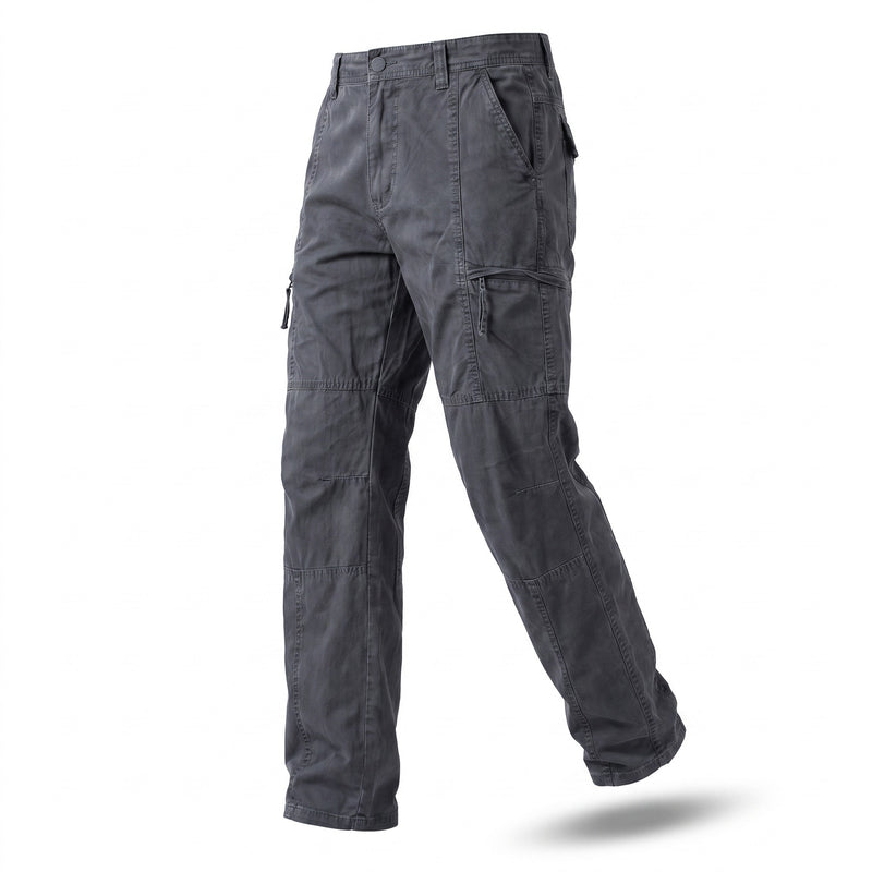 Men’s Organic Cotton Cargo Pants Relaxed Fit Multi Pocket, product photo 7