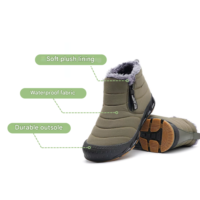 Men’s Snow Boots Waterproof Insulated Warm Winter Outdoor Boots – product view 8 | Great Lakes Outdoor