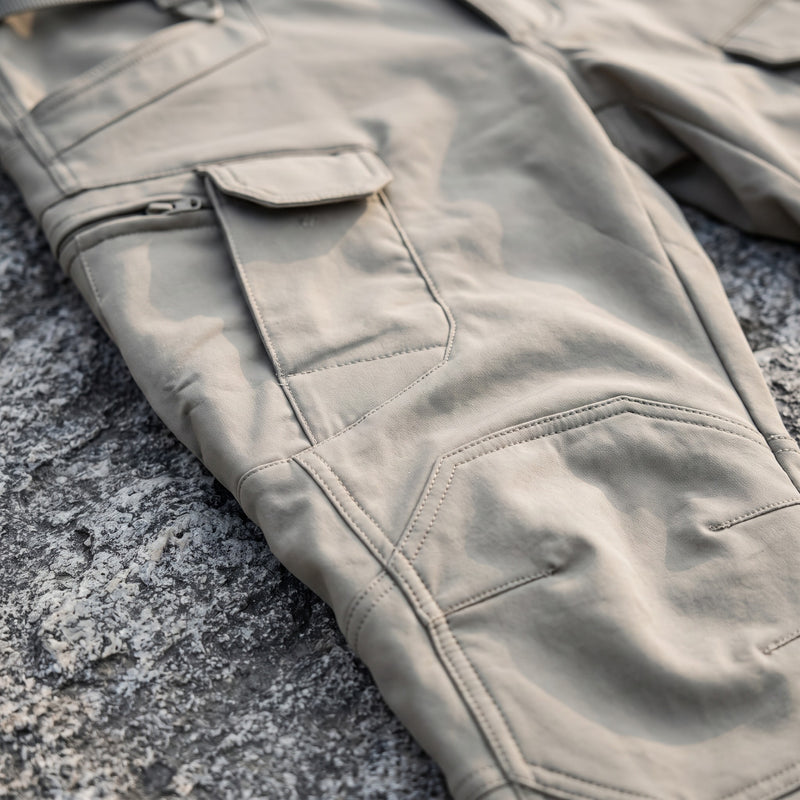 Men's Stretch Cargo Pants Micro Elastane Multi Pocket Hiking Trousers, product photo 4