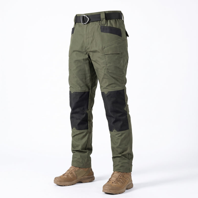 Men's Tactical Cargo Trousers Reinforced Pockets Durable Hiking Pants, product photo 7
