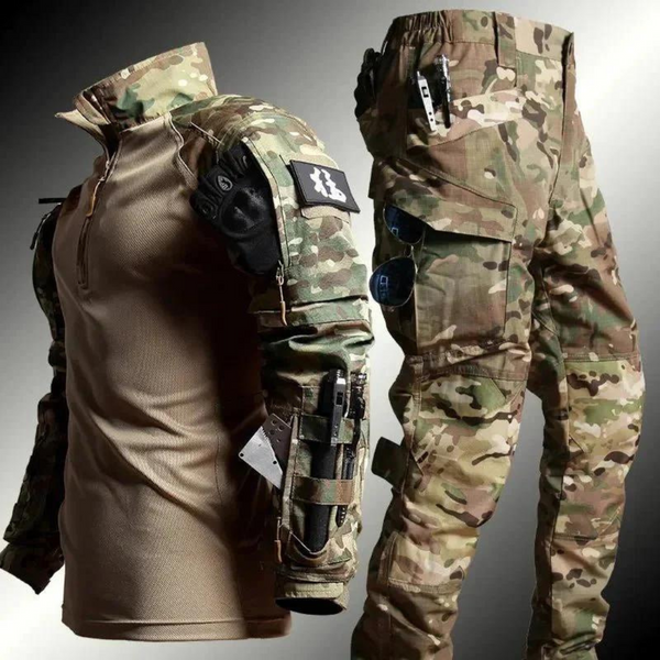Men’s Tactical Outdoor Set Lightweight Water Resistant Hiking Outfit
