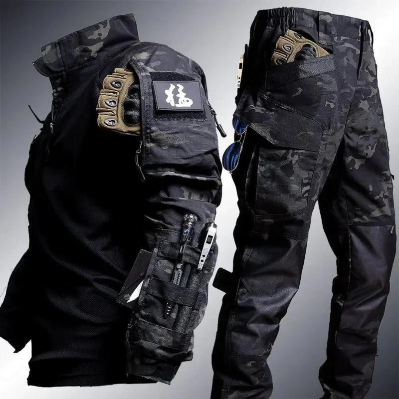 Men’s Tactical Outdoor Set Lightweight Water Resistant Hiking Outfit – product view 4 | Great Lakes Outdoor