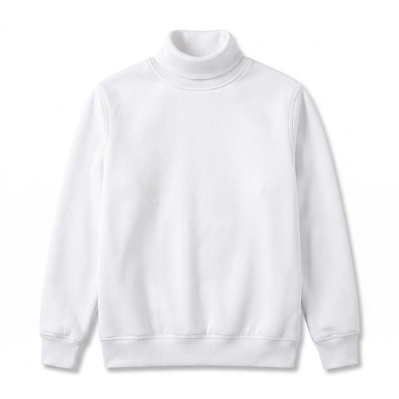 Men's Thermal Top High Neck Long Sleeve Warm Base Layer Pullover, product photo 6