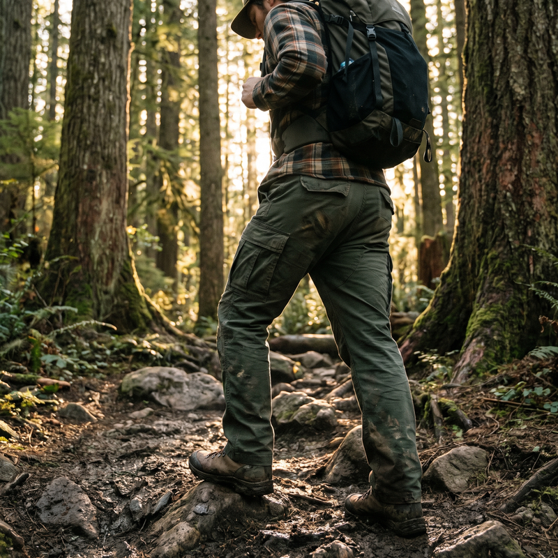 Men's Urban Cargo Pants Waterproof Ripstop Tactical Pants – product view 2 | Great Lakes Outdoor