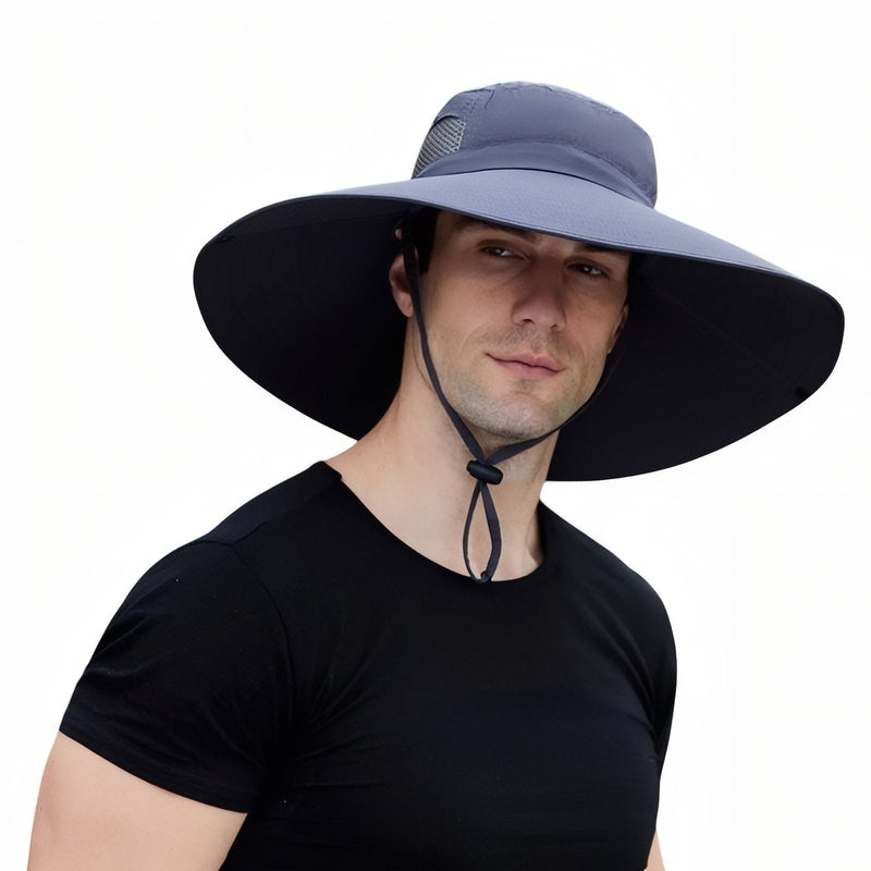Men's UV Protection Hiking Hat Wide Brim Breathable Sun Cap – product view 17 | Great Lakes Outdoor