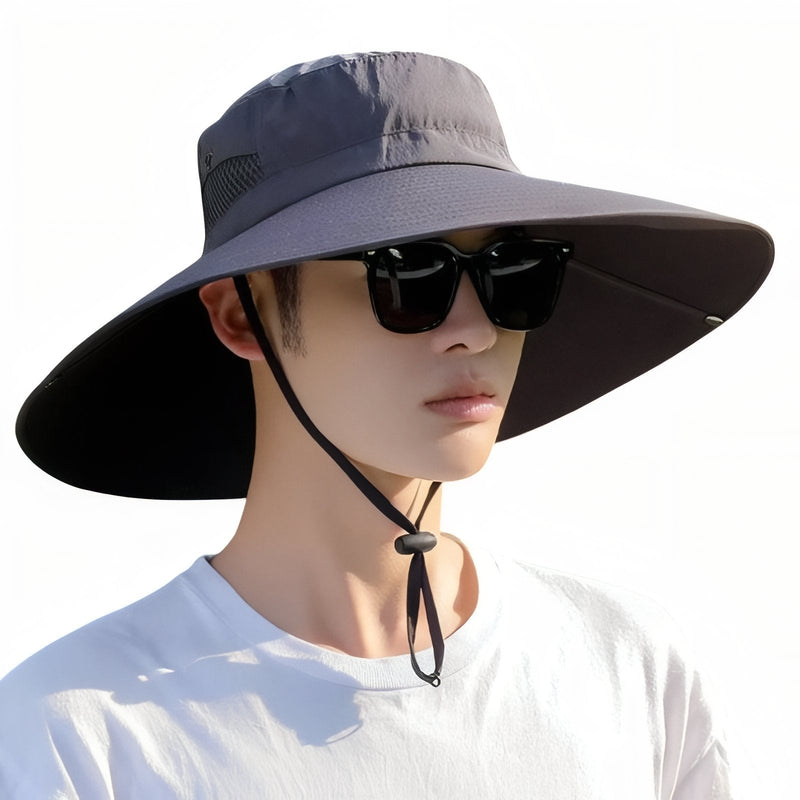 Men's UV Protection Hiking Hat Wide Brim Breathable Sun Cap – product view 19 | Great Lakes Outdoor