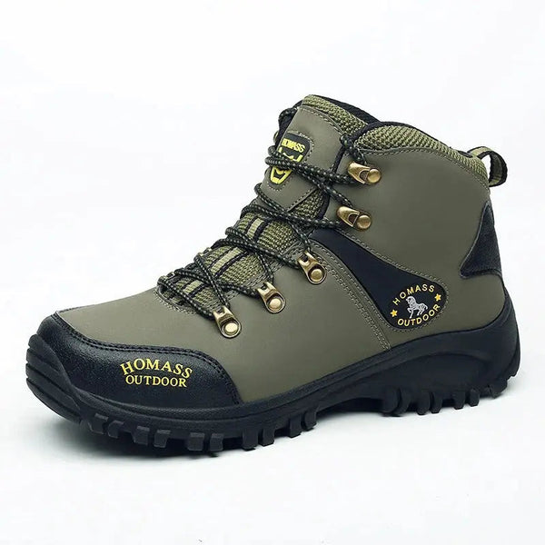 Men’s Waterproof Hiking Boots Wide Fit Supportive Outdoor Shoes