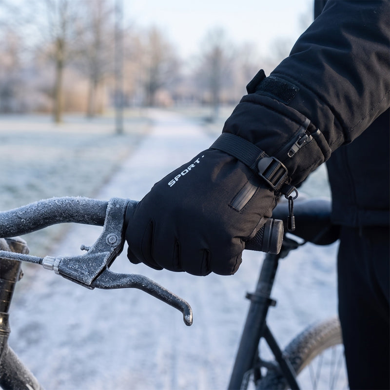 Men's Waterproof Winter Gloves Thinsulate Lined Windproof Non Slip Grip, product photo 5