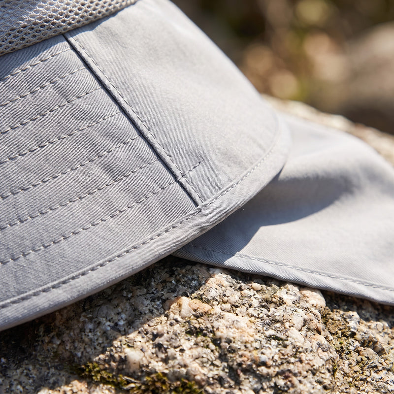 Men’s Wide Brim Sun Hat Waterproof Windproof Neck Flap Hiking Cap, product photo 4