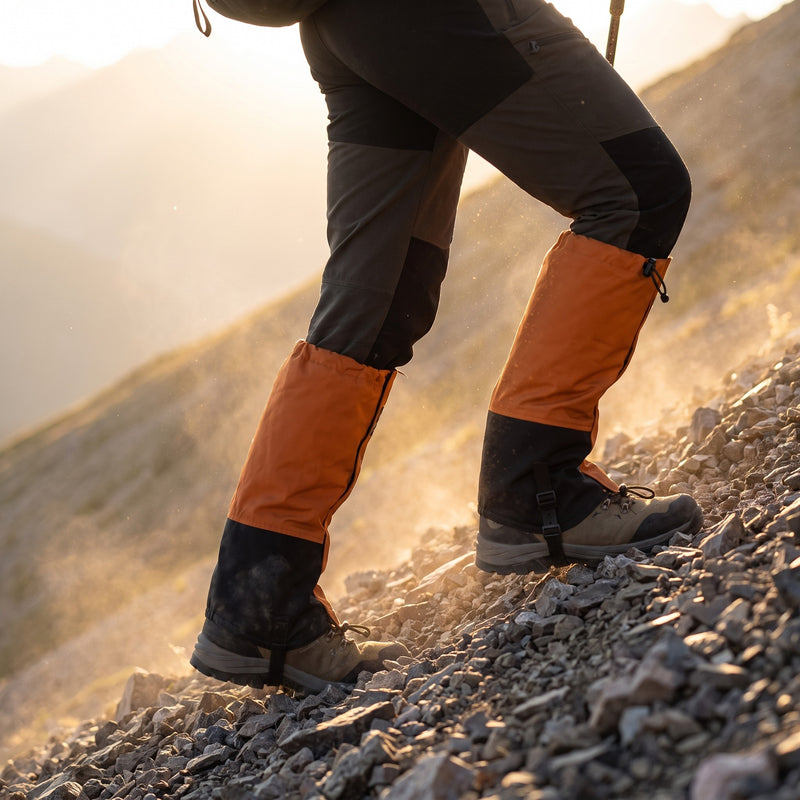 Outdoor Leg Gaiters Breathable Adjustable Polyester Shin Guards, product photo 3