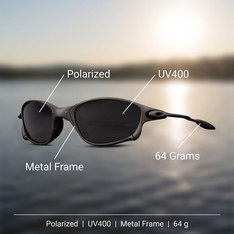 Polarized Fishing Sunglasses UV400 Metal Frame Anglers Eyewear, product photo 2