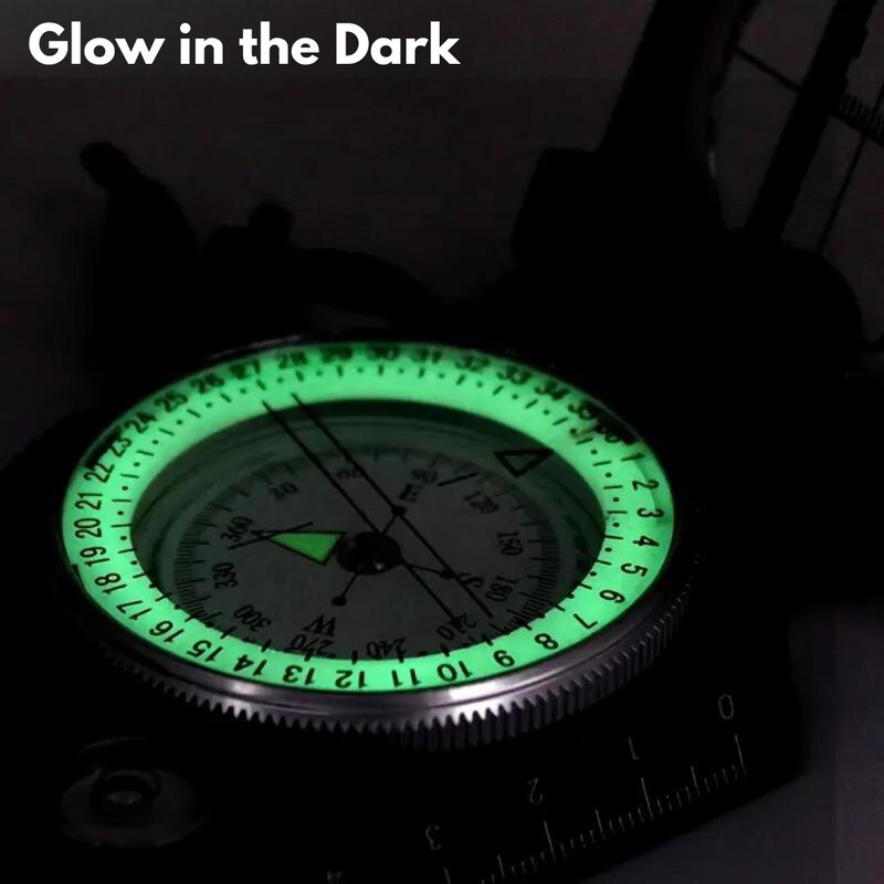 Professional Compass Military Folding Waterproof Outdoor Survival Compass – product view 3 | Great Lakes Outdoor