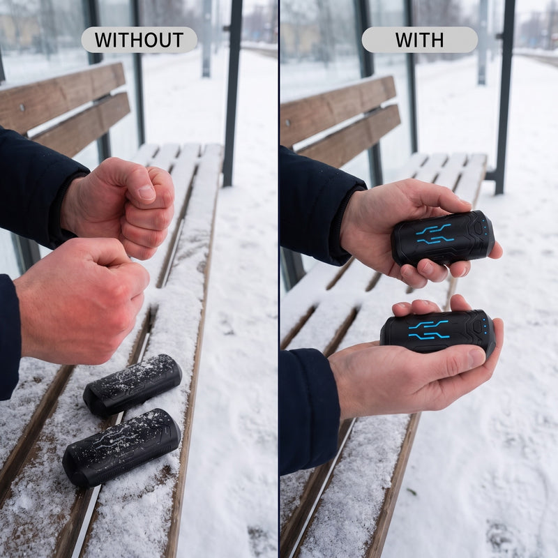 Rechargeable Hand Warmers 2 Pack 3000mAh USB Pocket Heater Set, product photo 4