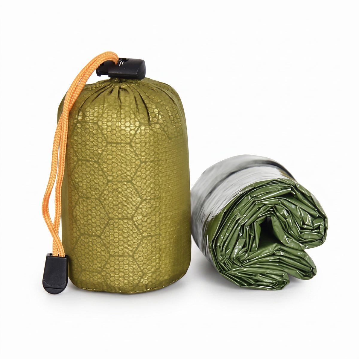 Reusable Emergency Blanket Survival Thermal Foil With Carry Pouch, product photo 1