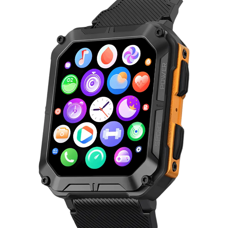 Rugged Smartwatch IP68 Waterproof Heart Rate Fitness Tracker – product view 2 | Great Lakes Outdoor