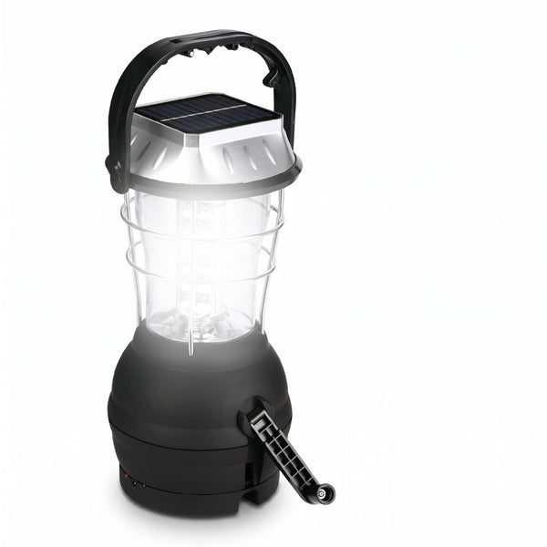 Solar Camping Lantern Hand Crank 36 LED 3 Mode Emergency Light