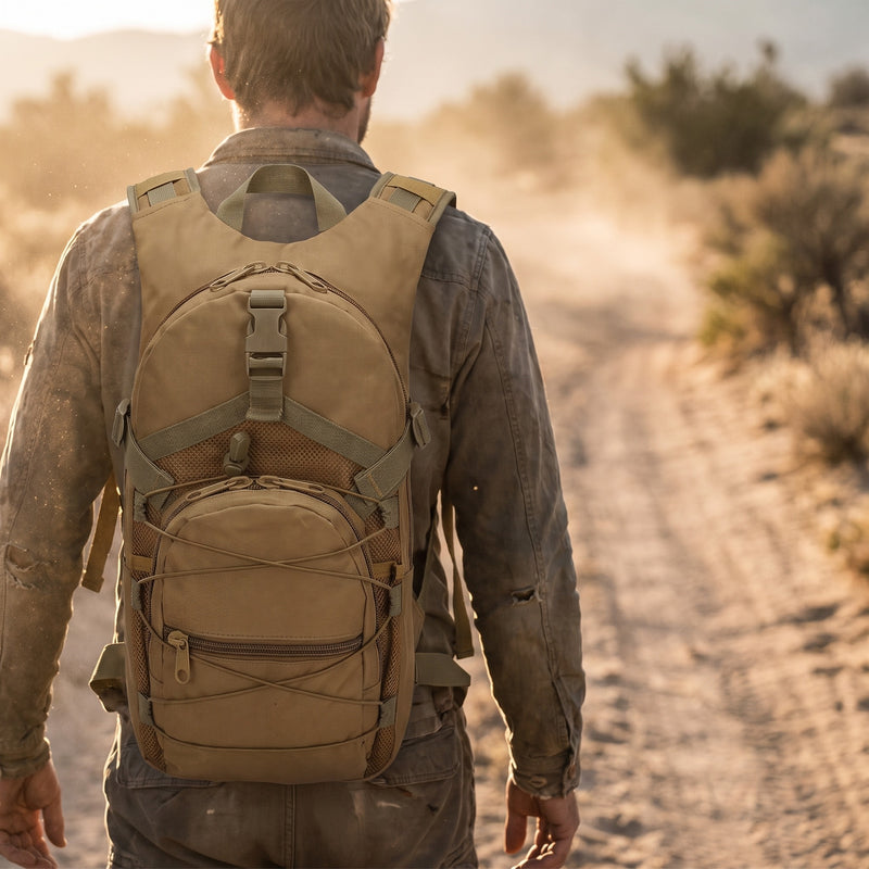 Tactical Backpack 15L Compact 800D Oxford Water Resistant Daypack, product photo 3