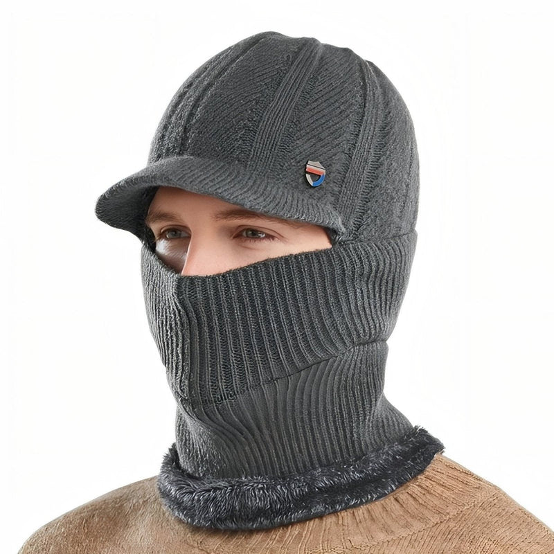 Thermal Winter Balaclava Face Mask with Integrated Visor – product view 3 | Great Lakes Outdoor