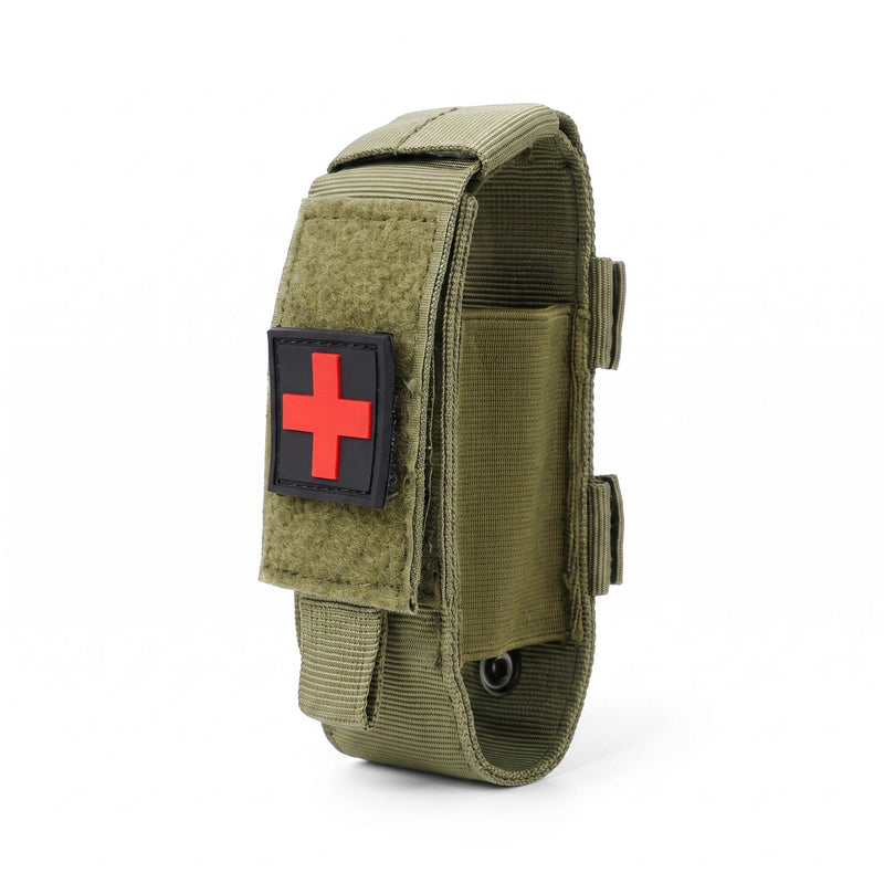 Tourniquet Holder Pouch Military Aluminum ABS Nylon Belt Mounted, product photo 6