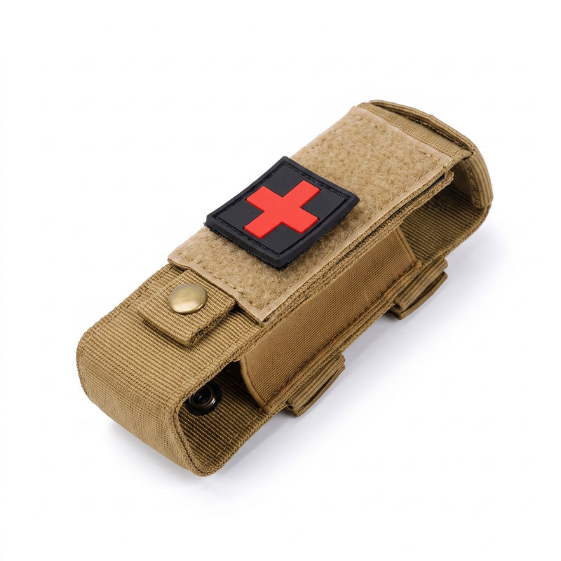 Tourniquet Holder Pouch Military Aluminum ABS Nylon Belt Mounted, product photo 7