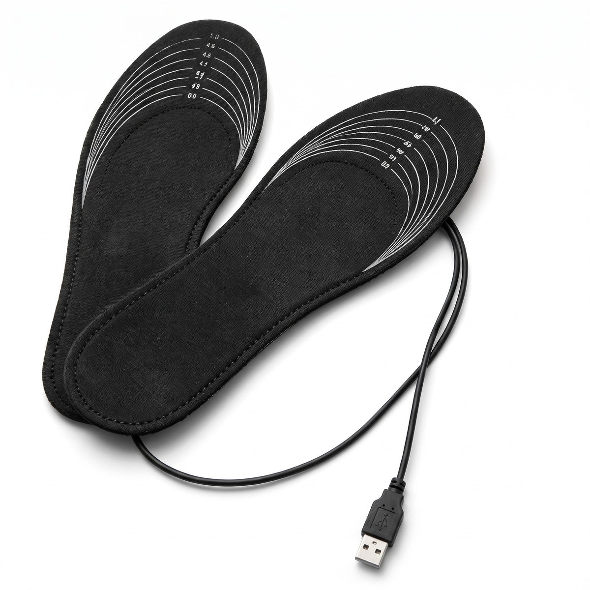 Trim to Fit USB Heated Insoles Carbon Fiber Foot Warmer Shoe Inserts, product photo 1