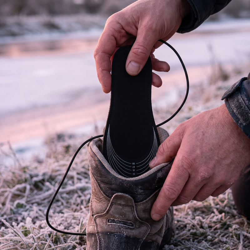 Trim to Fit USB Heated Insoles Carbon Fiber Foot Warmer Shoe Inserts, product photo 3