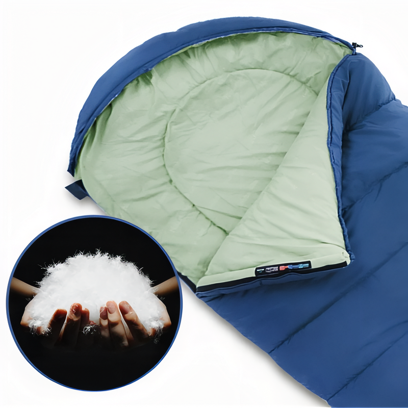Ultralight 3-Season Mummy Sleeping Bag for Backpacking and Camping – product view 6 | Great Lakes Outdoor