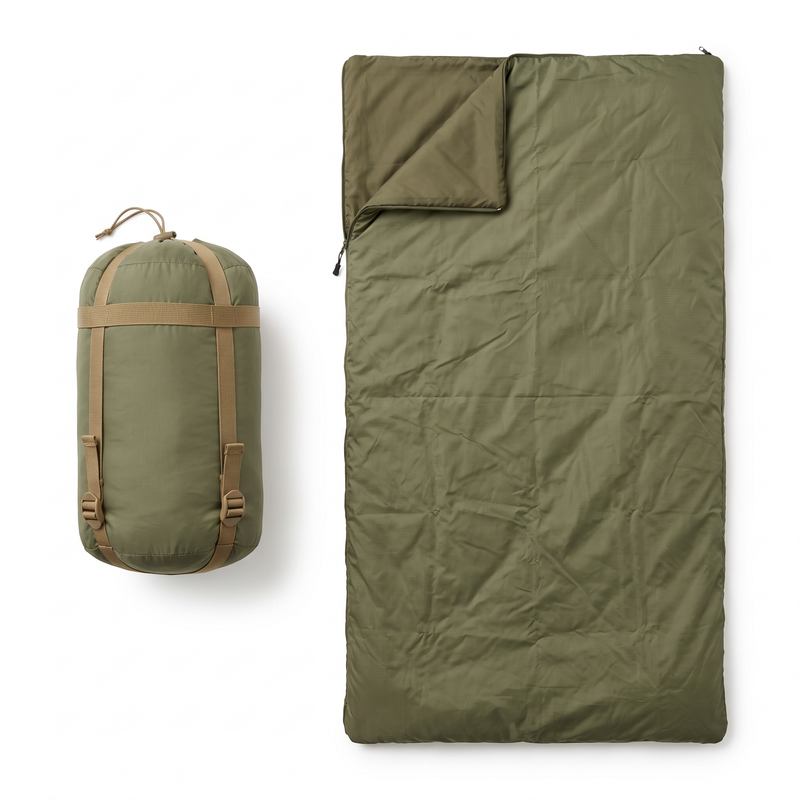 Ultralight Summer Sleeping Bag - Olive Green