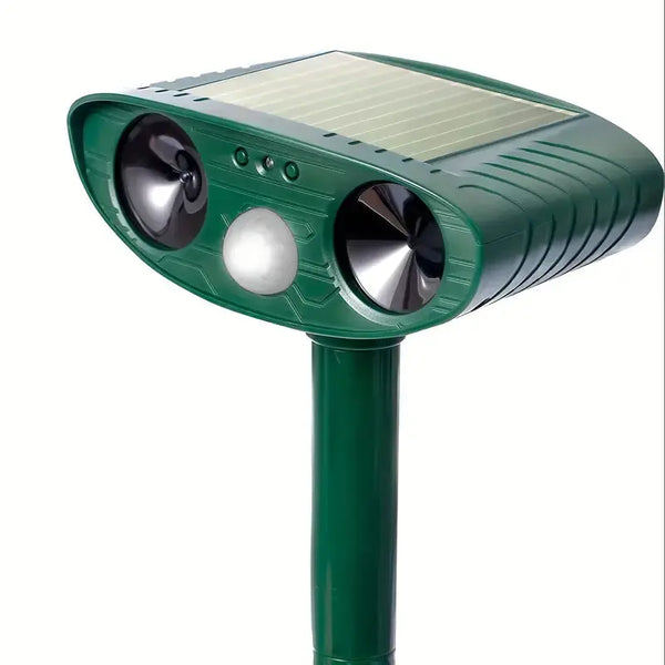 Ultrasonic Cat Repeller Solar Powered Outdoor Animal Deterrent