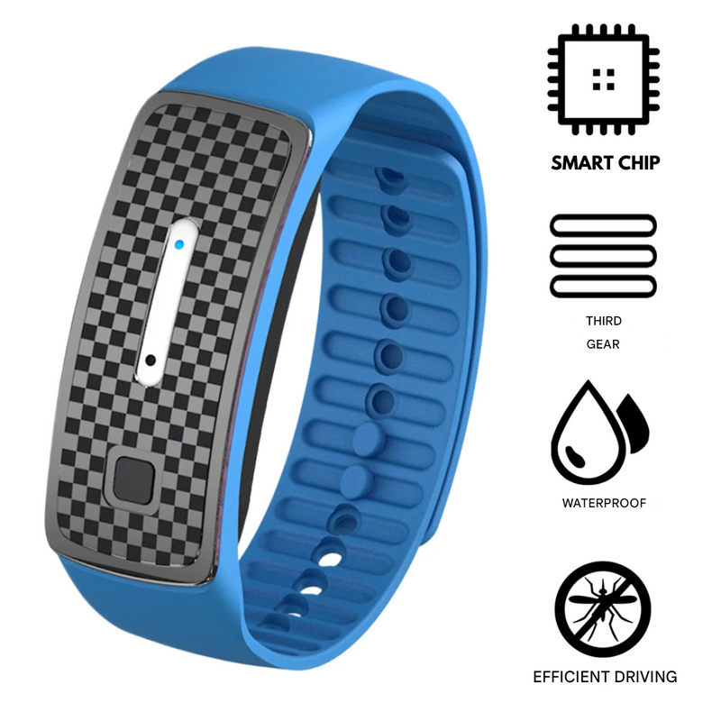 Ultrasonic Mosquito Repellent Bracelet Adjustable Outdoor Wristband – product view 7 | Great Lakes Outdoor