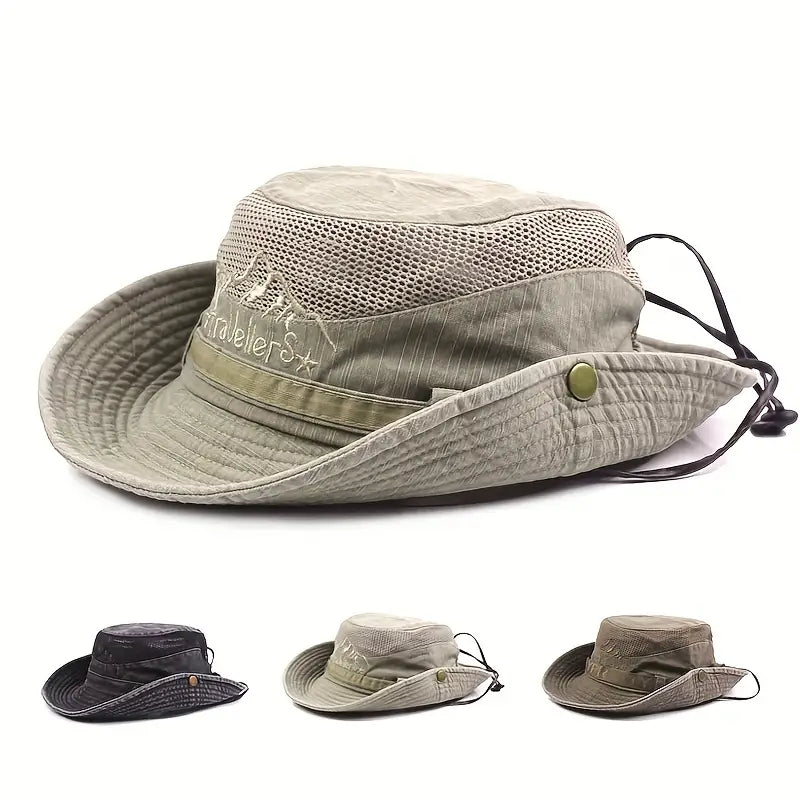 Unisex Adjustable Sun Hat Cotton Lightweight UV Protection – product view 1 | Great Lakes Outdoor