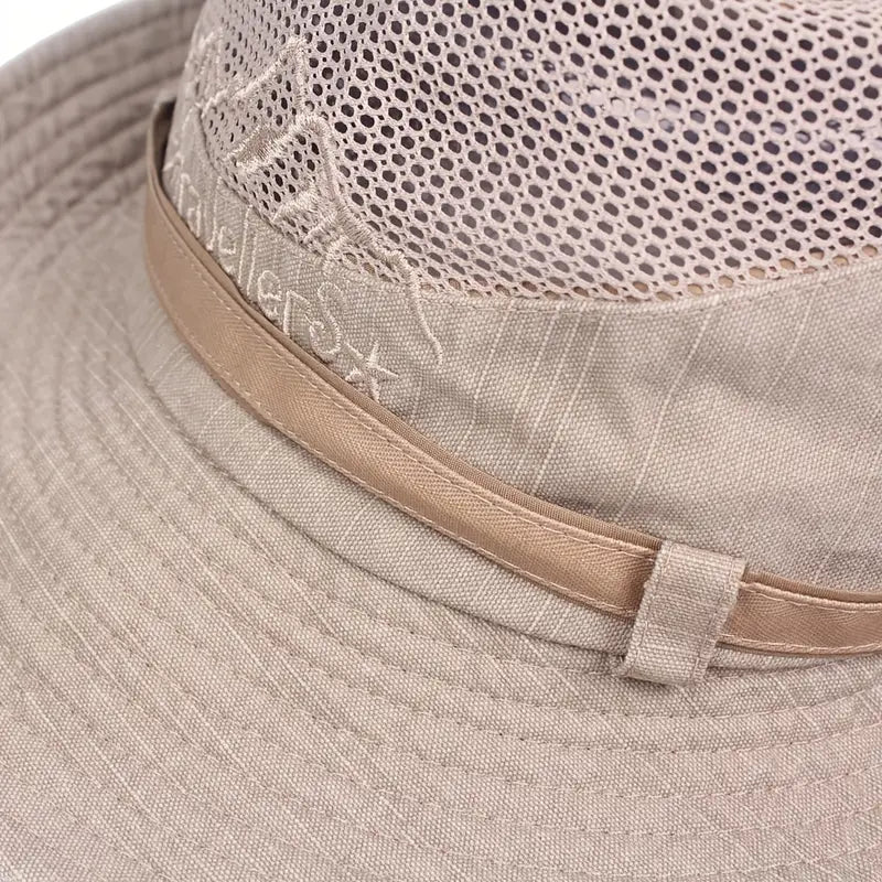 Unisex Adjustable Sun Hat Cotton Lightweight UV Protection – product view 8 | Great Lakes Outdoor