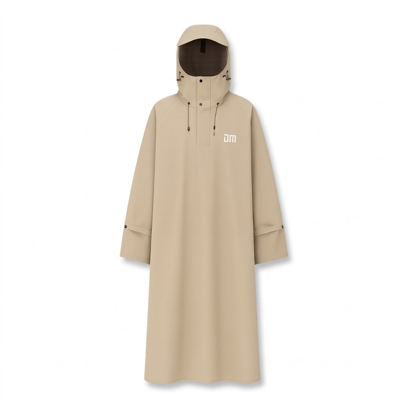 Unisex Rain Poncho Waterproof Hooded Long Cut Packable Cape, product photo 7