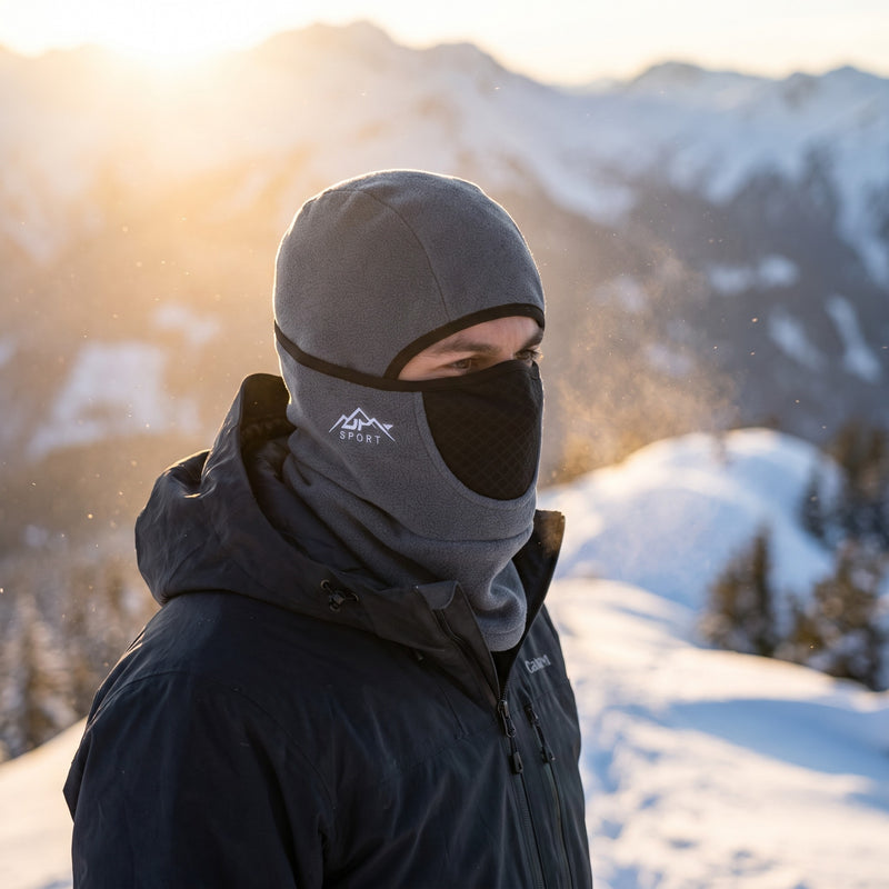 Unisex Thermal Balaclava Windproof Full Face Mask Neck Cover Hood, product photo 3
