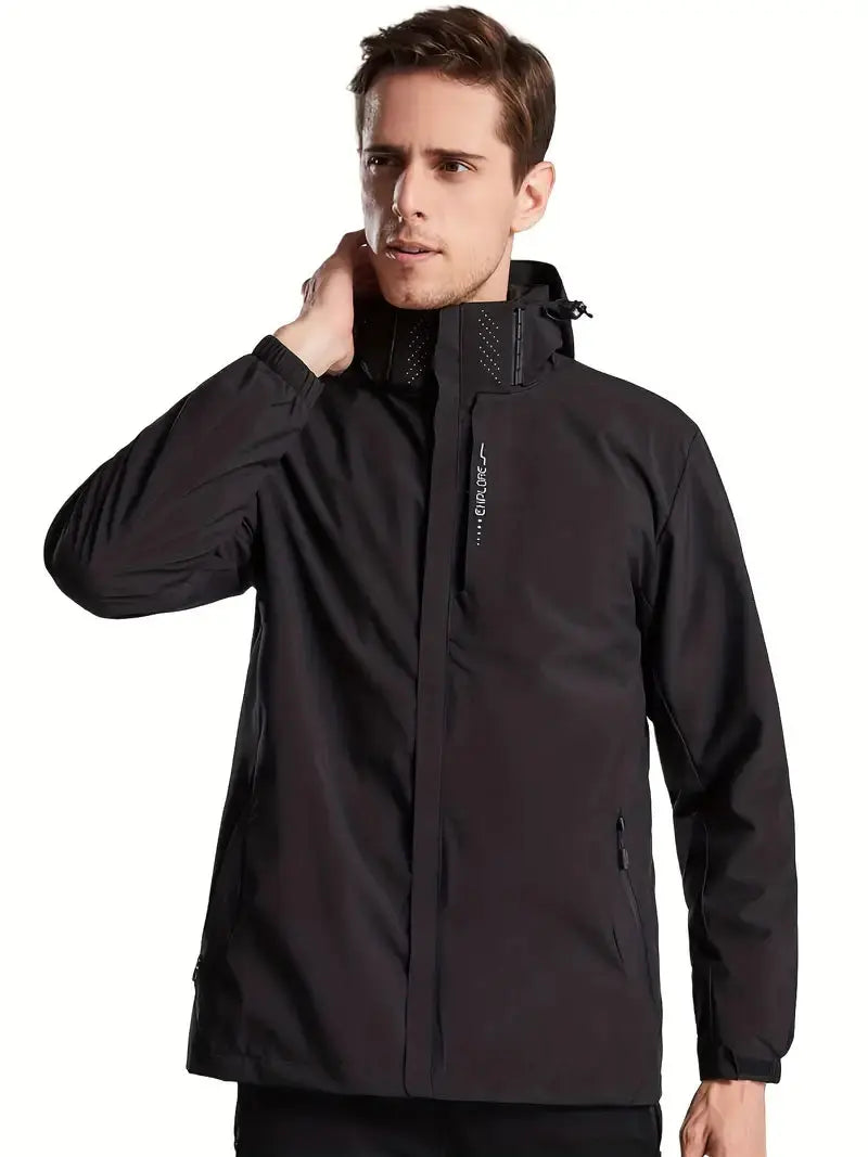 Unisex Waterproof Windproof Jacket Lightweight Outdoor Raincoat – product view 3 | Great Lakes Outdoor