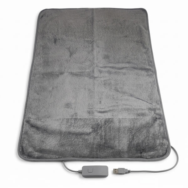 USB Heated Sleeping Bag Pad 5 Heat Levels 10 Hour Timer Bed Warmer