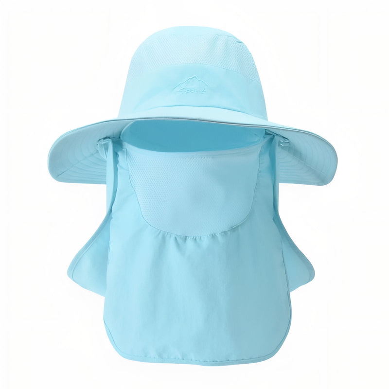 UV Protection Hiking Hat Wide Brim Neck Flap Sun Cap – product view 19 | Great Lakes Outdoor