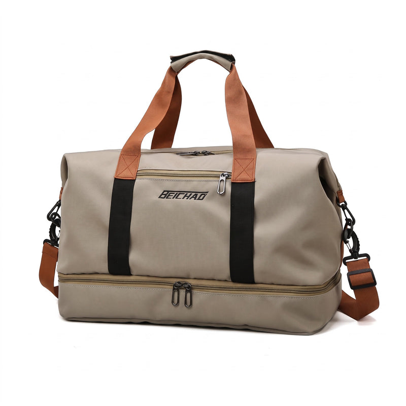 Water Repellent Sports Duffel Shoe Compartment Gym Travel Bag, product photo 7