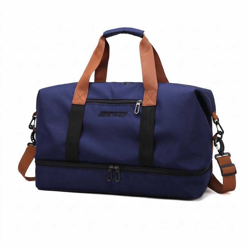 Water Repellent Sports Duffel Shoe Compartment Gym Travel Bag, product photo 8