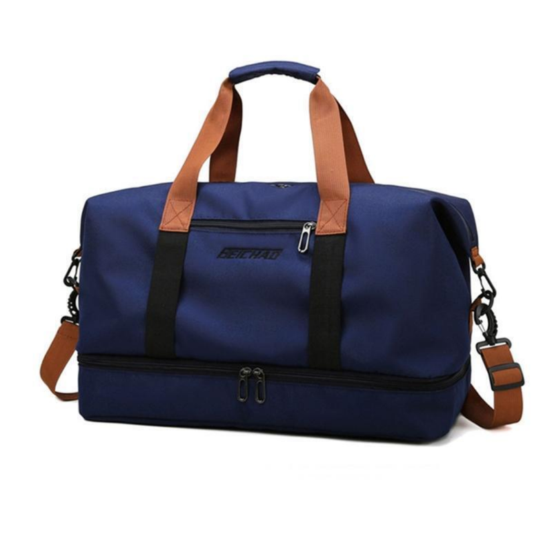 Water Resistant Sports Travel Bag Gym Duffel with Shoe Compartment – product view 5 | Great Lakes Outdoor