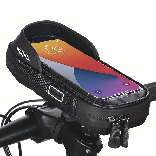 Waterproof Bicycle Phone Holder 360 Rotation Bike Handlebar Mount