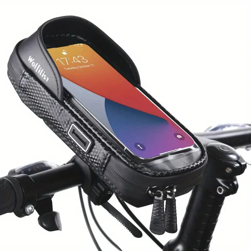 Waterproof Bicycle Phone Holder 360 Rotation Bike Handlebar Mount – product view 6 | Great Lakes Outdoor