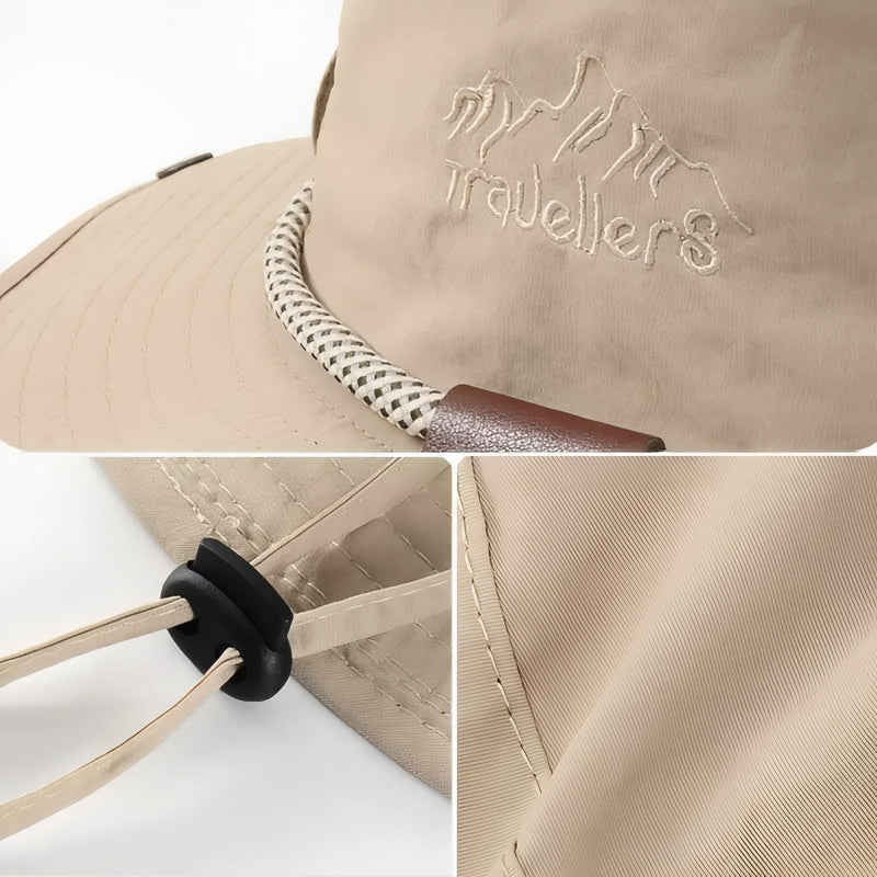 Waterproof Hiking Rain Hat Wide Brim Outdoor Sun Trekking Cap – product view 5 | Great Lakes Outdoor