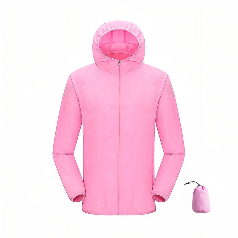 Waterproof Packable Rain Jacket Lightweight Unisex Hiking Windbreaker – product view 15 | Great Lakes Outdoor
